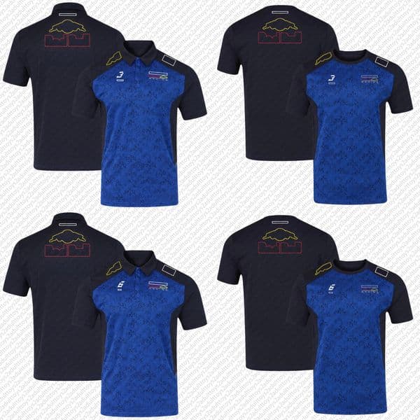 F1 2026 Team Racing Polo Shirt Mens Formula 1 Driver Race Quick Drying T-shirt Motorsport Car Fans Unisex Short-sleeved Tee