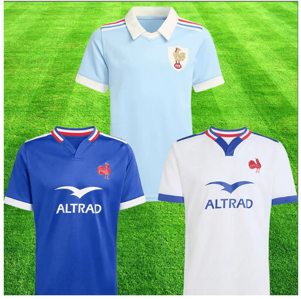 frence 2026 national rugby Crunch 120 ans jerseys 25 26 27 frances XV france home away size S 5XL shirt Tops