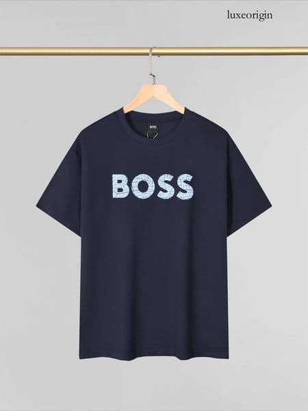 Bosshugo Shirts Mens Designer Tshirt Bosse T-Shirt Casual Crew Neck Cotton Tees Summer Polo T Shirt USA Streetwear Luxury Trendy Short Sleeve Clothes 6f 05