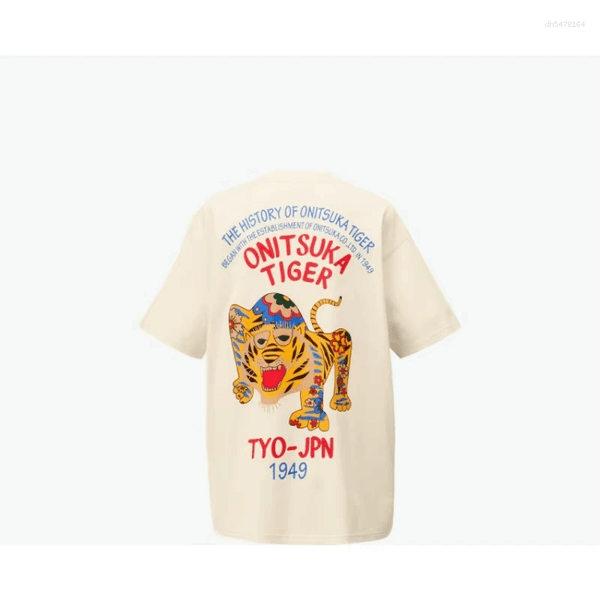 Men's T Shirts 2026 Summer Shirt Tiger Graphic Printed Cotton Short Sleeve Sports Casual Streetwear Suitable For Women And Men