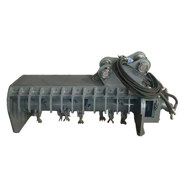 Excavator Hydraulic Mower, Mini Excavator Grass Cutting and Weeding Machine, Landscaping and Slope Maintenance Mower, Excavator Attachments
