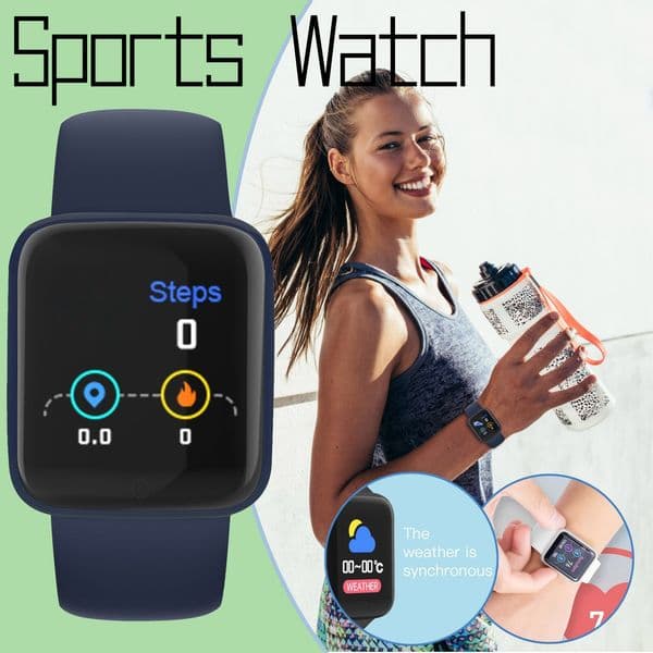 Smart Watch Smart Bracelet 1.44 Inch Color Screen Sports Heart Rate Monitor Student Watch Wearable Smart Device Gift Free Shipping