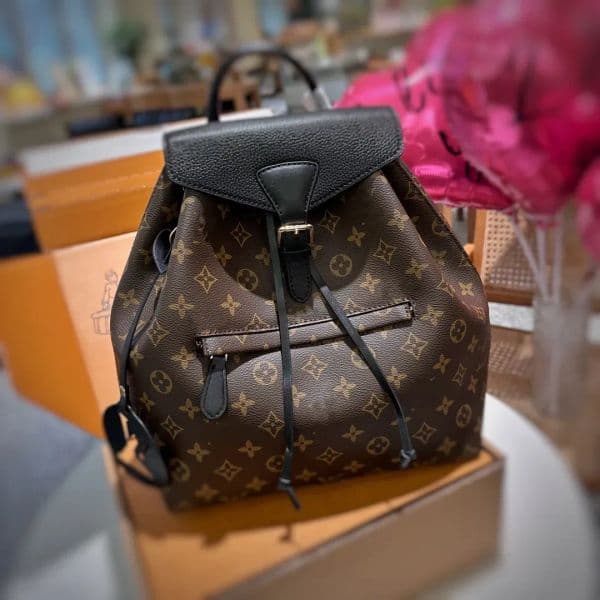 10A Luxury Designer bag womens mens Montsouris Backpack Genuine Leather Backpacks School Bag Backpack Style Purse Wallets Lady Travel bag Sport Outdoor Packs Bag