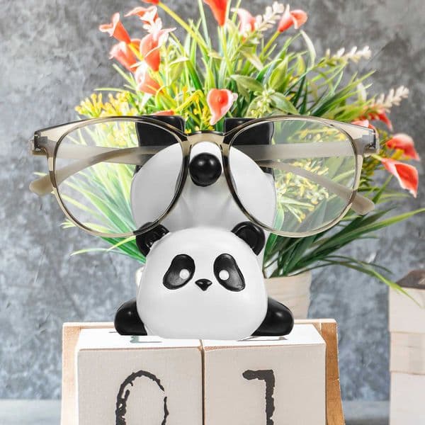 Panda es Holder Eye Stand Resin Desk Decorative Display Sunes Stand He Off Accessory K260313