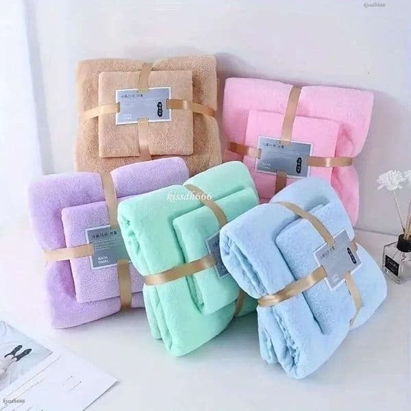 Luxury designer towel embroidered bath towel set, multi-color fashionable dormitory bath towels and quick drying beach towels gifts