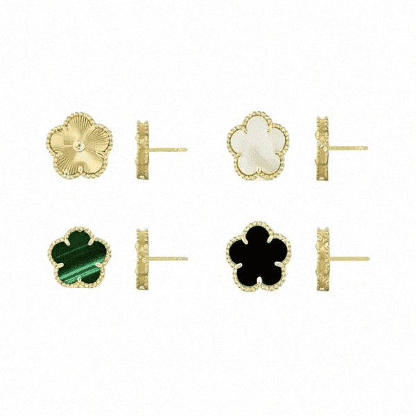 new earrings earrings for women Elegant 18k Gold Plated Designer Earrings Colorful Clovers for Stylish Appeal luxury jewelry earring earings moissanit T3Mb#