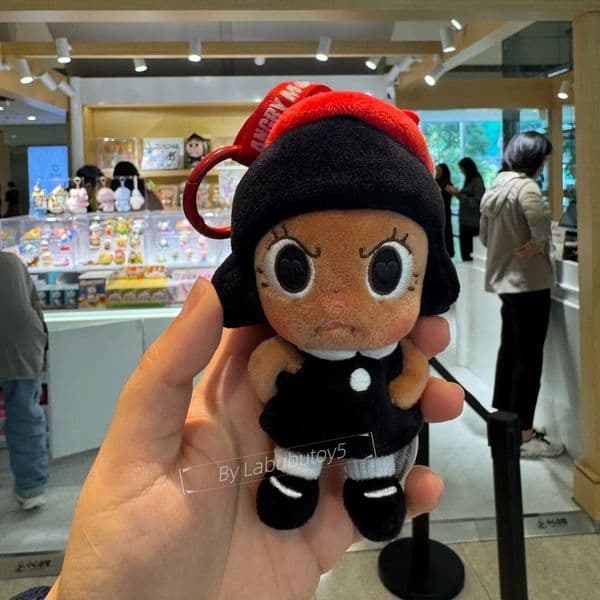 Angry Molly - Angry Energy Series Secret Edition Vinyl Plush Pendant Figure Ink Fire Collectible Toy YIZHIXING