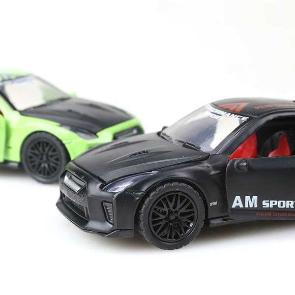 Bagged 1/36 scale replica GTR super racing car die-cast toy metal die-cast boys toy pullback function best birthday gift X260313