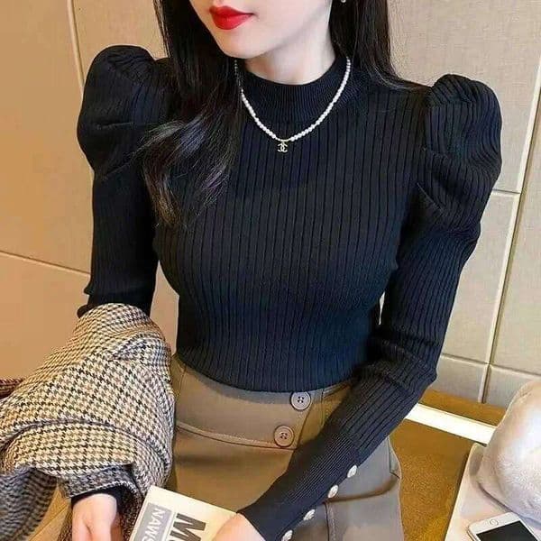 Women Autumn Winter Turtleneck Sweater Vintage Solid Basic Knitted Tops Casual Slim Pullover Korean Fashion Simple Chic Jumpers Z260313
