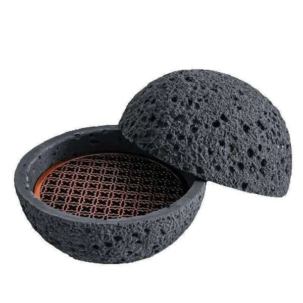 Plates Japanese Planet Volcanic Stone Artistic Conception Dish Pendulum Seafood Sushi Sashimi Ice Plate Smoke B2