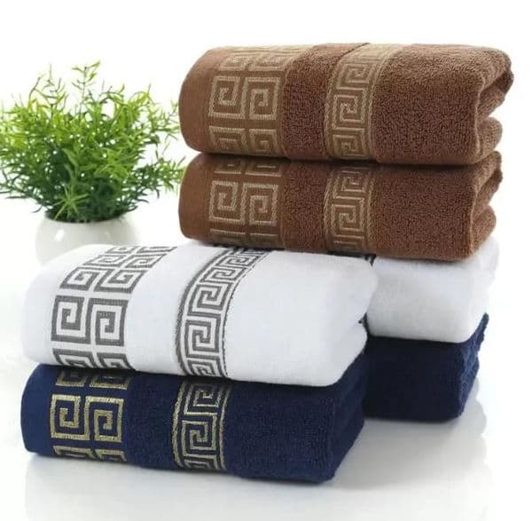 Factory Direct Cotton 32-Count Jacquard Towels - 100g, Super Soft and Absorbent Towel Gift for Merchants