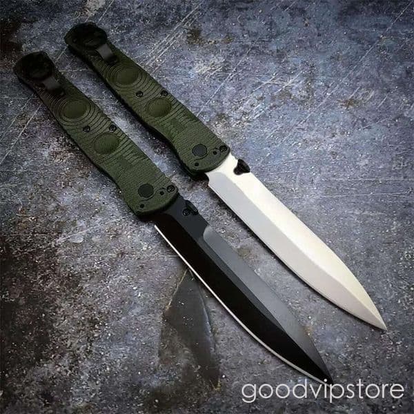 4Models 391/391BK SOCP Folding Knife 4.47 D2 Blade Grivory Handles Outdoor knife Camp Hunt Pocket Knives EDC Tools