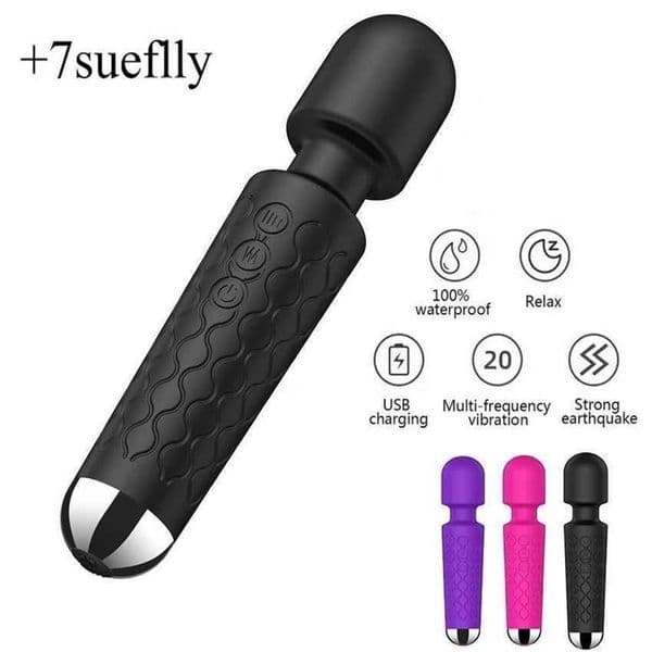 20 Modes Powerful Vibration Mini Vibrator Sex Toys AV Magic Stick Massager Clitoris G-Spot Vibrators For Women Erotic Adults 18 Ha99