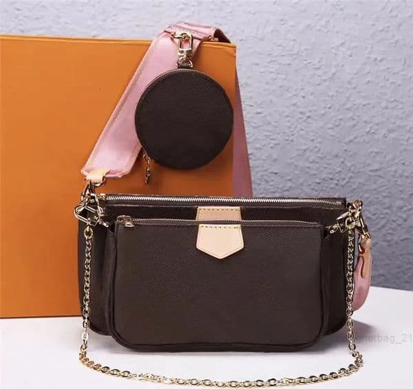 Top quality Ladies Designer Tote Bag Fashion Multi Pochette Retail Metal Leather Womens Crossbody Handbag Casual Shoulder Bags Evening Bags
