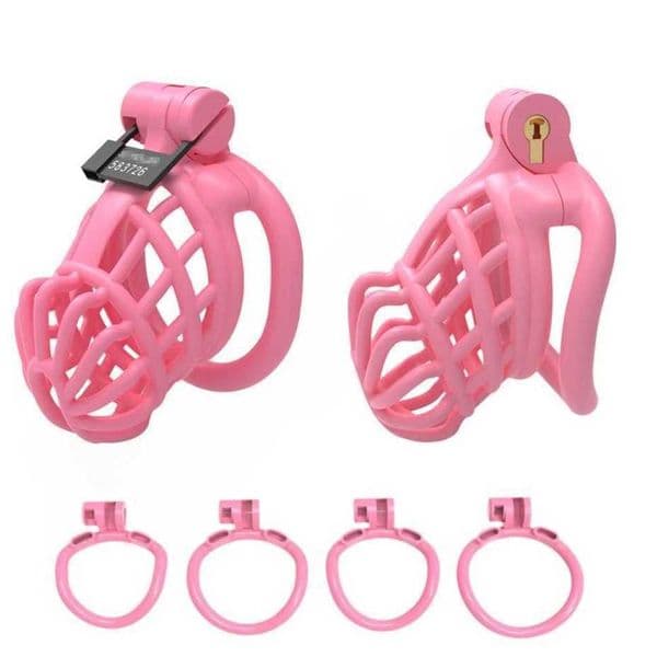 11A 3D Breathable Cock Cage with 5 Curve Rings Spino Chastity Device Male Sex Toy Couple Erotic Urethral Lock Penis Bondage Cuckold