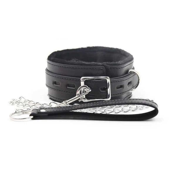 11A Sexy Pink PU Leather Chain with Leash BDSM Bondage Fetishs Collar Adult Games Sex Accessories Toys for Adults