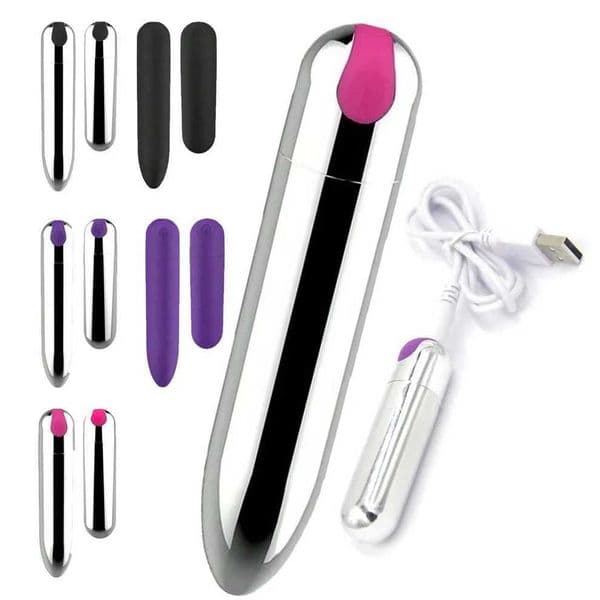 Mini 10 Vibration frequency Vibrator USB Rechargeable Waterproof Magic Massage silent vibrator body massager for Women Ha99