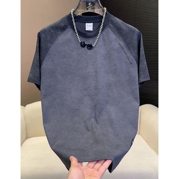 New Fashionable Designer Hoodie And Trendy Designer T-shirt Design Tiedye Polo Shortsleeve For Men Summer Thin Style With Contrasting Colors