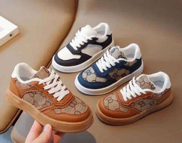 Children Casual Spring Autumn New Fashion Soft Boys Sports Students Lace-up Light Sneakers for Girls Versatile Shoes 26H0313
