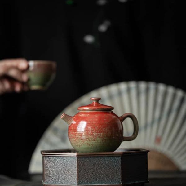 Bestseller Ji Black Household Ceramic Single Lang Red Small Size Filter Brewing Pot Kung Fu Tea Set ddmySat