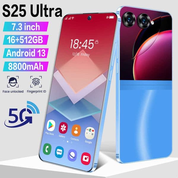Cross-Border S25 Ultra+ Smartphone 512G Android Mobile Phone From The Source Factory, A Hot-Selling Model Technology