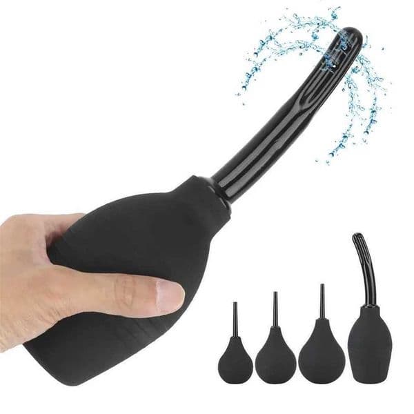 Nozzle Pump Anal Cleanser for Men and Women Anal Plugs Vaginal Shower Sex Toys Adult Play Cleaner Porn Products Douche Enema Ha99