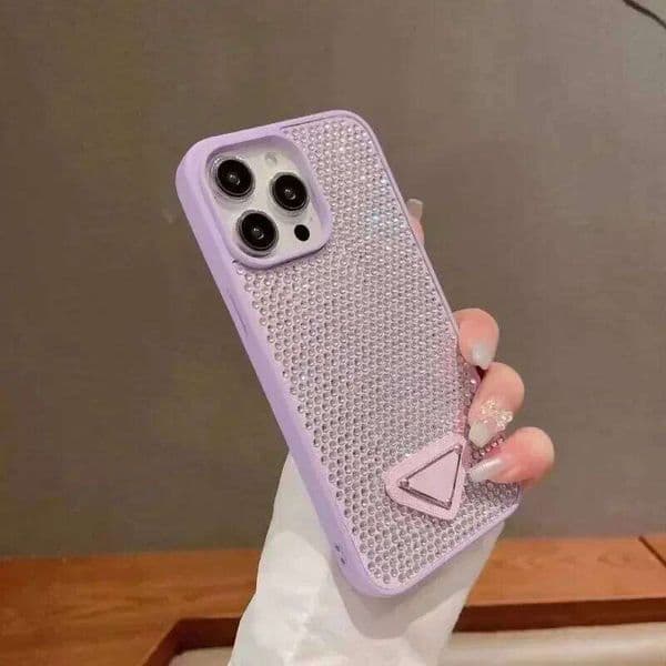 Luxury Bling Phone Case For Iphone 17 15plus 16plus 16promax 16pro Glitter Stone Diamond Shiny Full Protect Back Cover Funda 26L0314