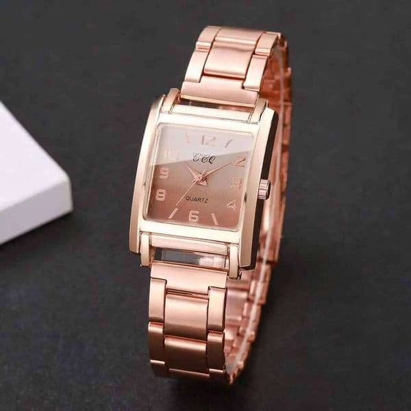 Fashion Square Women Watches Simple Arabic Dial Analog Quartz Wristwatch Reloj Mujer Girls Clock GiftWithout Box