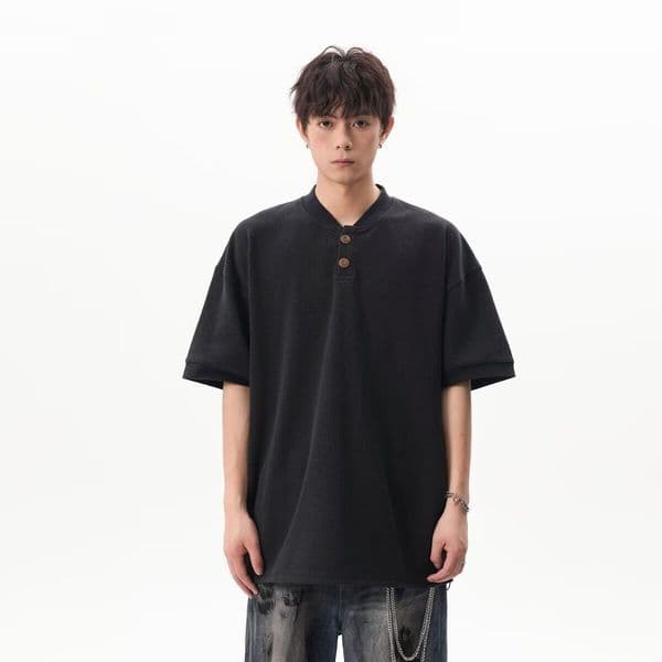 Designer Designer T-shirt Hoodie Japanese Retro Trendy Design Men's Shortsleeve Women's Summer New Style Old Money Polo Lazy Style Loose Casual