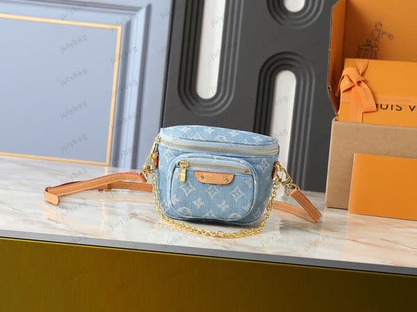 Fanny Packs Designer for Women Waist Bag Genuine Leather Man Mini Bum Bag Shoulder Cross Body Bag Bumbag Chest Bag Handbag