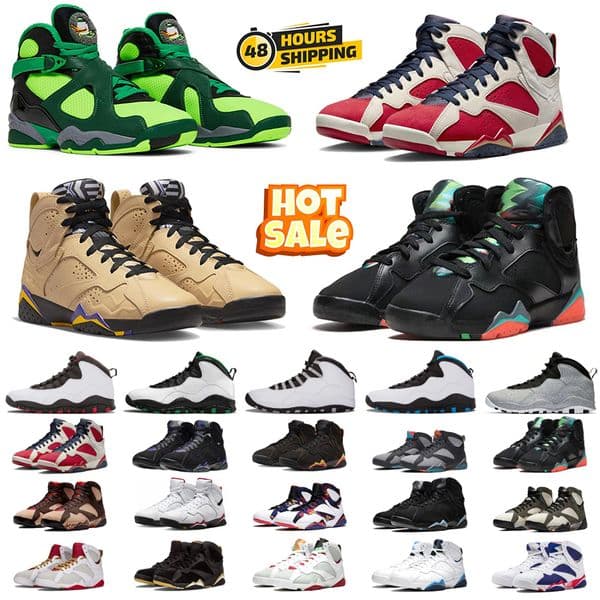 Designer 7S Men Women Basketball Shoes 8s University Blue Hare Raptor Bordeaux Sapphire Flint Paname Citrus Shimmer Greater Mens Sport Trainer Sneakers 40-47