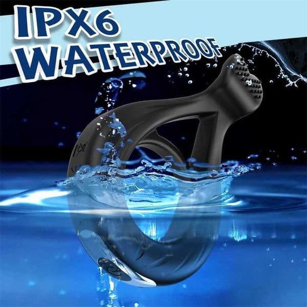 11A Powerful Vibrator Cock for Men Delay Ejaculation Penis Ring Toys Lock Penisring Cockring Adult Male Sex Supplies 18