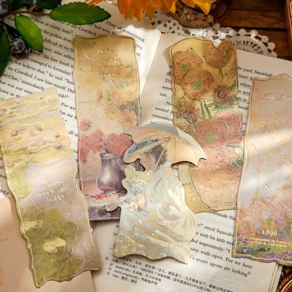 Mr Papers Instagram-style unique gold-embossed bookmarks Eternal Romance series artistic bookmarks and reading markers L260314