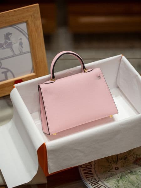Luxury Bag Mini Style Women's - Multi Color Genuine Leather Top Handle with Detachable Shoulder Strap Gold Turnkey Designer Cross shaped Handbag shoulder bag