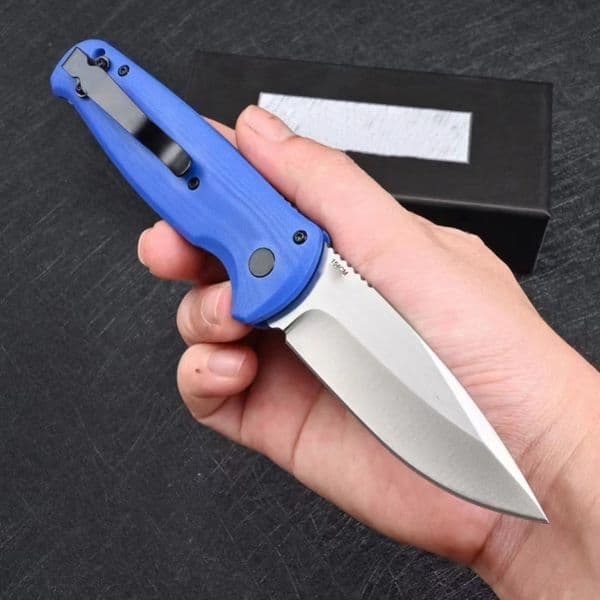 G10 Handle knife 4300 Tactical Folding Knife Outdoor Camping Safety Defense Pocket Knives