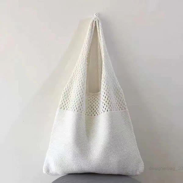 Women Woven Knitted Bags Large Capacity Tote Bags Shoulder Bags Handbag Fashion Free shipping