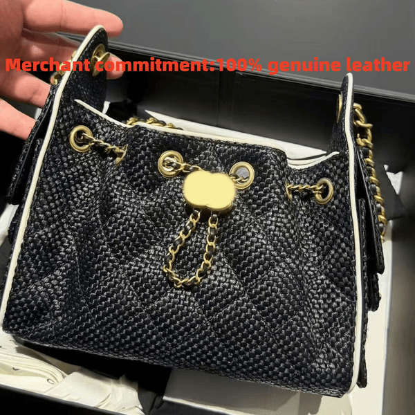25 Hobo bag Designer Bag Handbag Shoulder Bags Women Luxury Genuine Leather Shopping bags Crossbody Evening Bags 12A Mirror quality Shoulder Tote straw weave bag