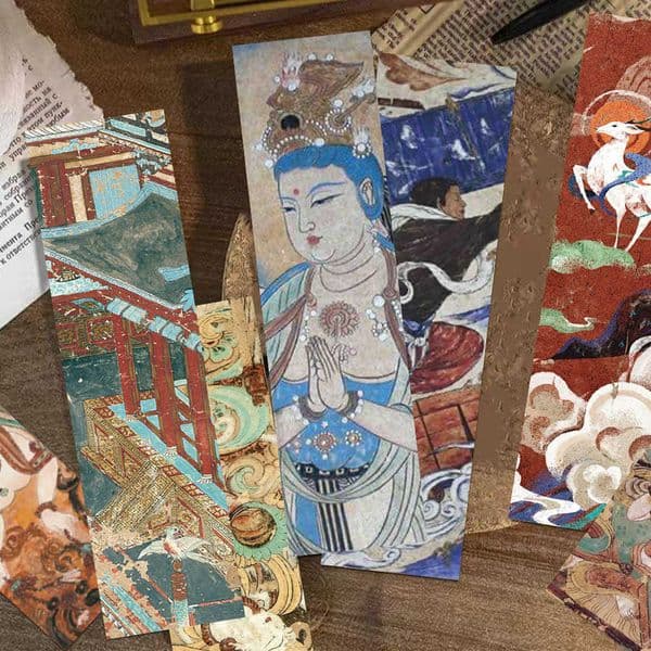 30 exquisite artistic bookmark wall art cards for reading DIY paper book markers L260314