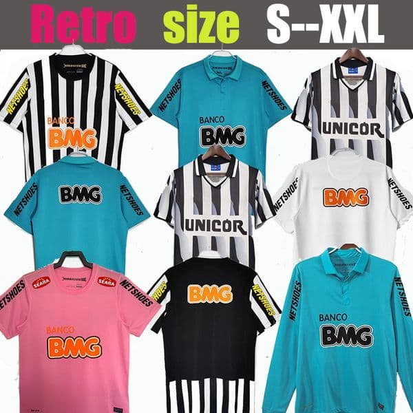 2012 2013 Santos NEYMAR JR Retro socce jerseys 1912 2011 Santos Vintage Ganso Elano Borges Felipe Anderson Vintage Classic Football Jersey Santos kidsDSBDF