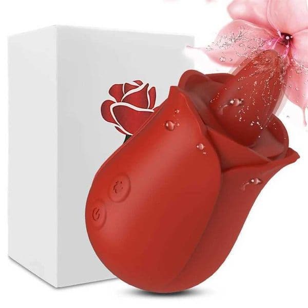 11A RoseTongue Licking Vibrator Women Dildo G Spot Vibrators Clitoral Nipple Licker Stimulation Adult Anal Sex Toy for Couples