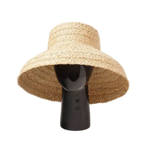 Summer Sun Hat Hand-knitted Raffia Retro Travel Sunscreen Beach Vacation Straw Hat with Lacing for Children Adult Holidays 260313