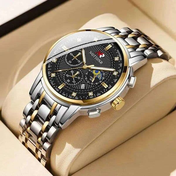 New Quartz Wristwatch Luxury Casual Watch Stainless Steel Watches For Men Clock Relogio Masculino