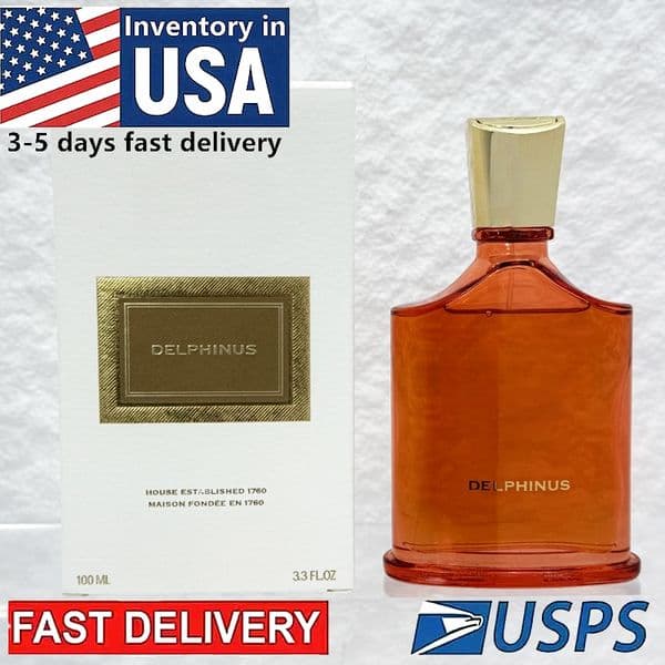 US Fast Delivery Delphin Long Lasting Cologne for Men Designer Perfume Eau De Parfum Fragrance Deodorant Spray 1cc