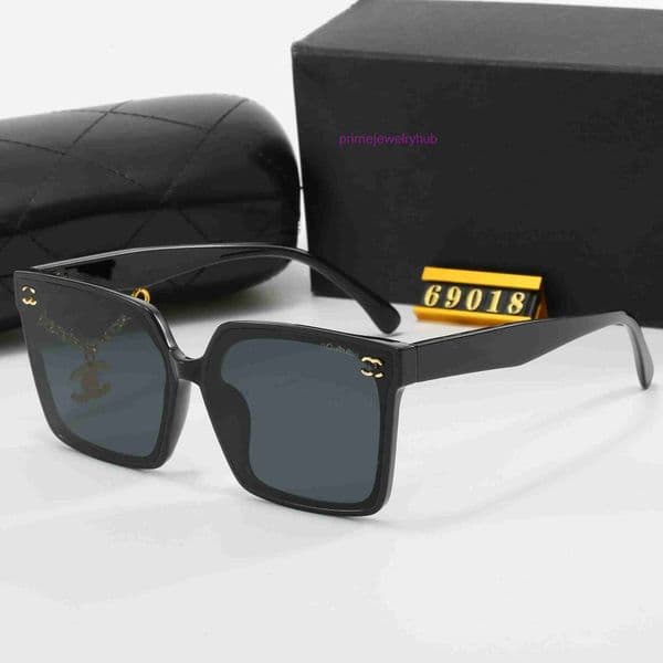 cc sunglasses for women channels Trendy Fashion Square Driver Sunglasses Eyewear for Men and Women Sports Anti-Glare Sports Sunglasses for Men and Women