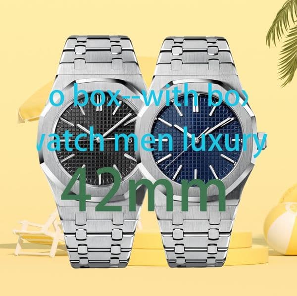 Mechanical Watch 42mm Case Sapphire Glass Waterproof Business Casual Sport Watch watch men luxury skeleton watch men de luxury mechanical reloj hombre lujo