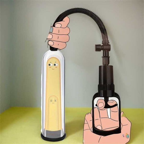 Manual Penis Pump Sex Toys For Men Vacuum Penis Extender Training Device Vacuum Pump Air Penis Male Masturbators Adult Toys 18 81Ha