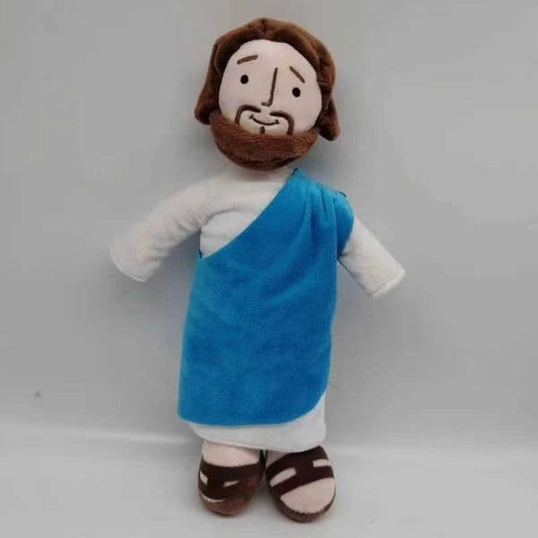 32cm simulation new Arab stuffed plush toy figurine anime cute doll Jesus praying to God home decorationXJ260314