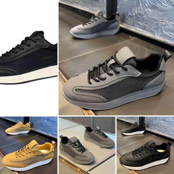 Hot Designer Running Shoes Mens Sneakers Black Gradient Unity Gradient Breathable House YellowTrainers Outdoor Sports