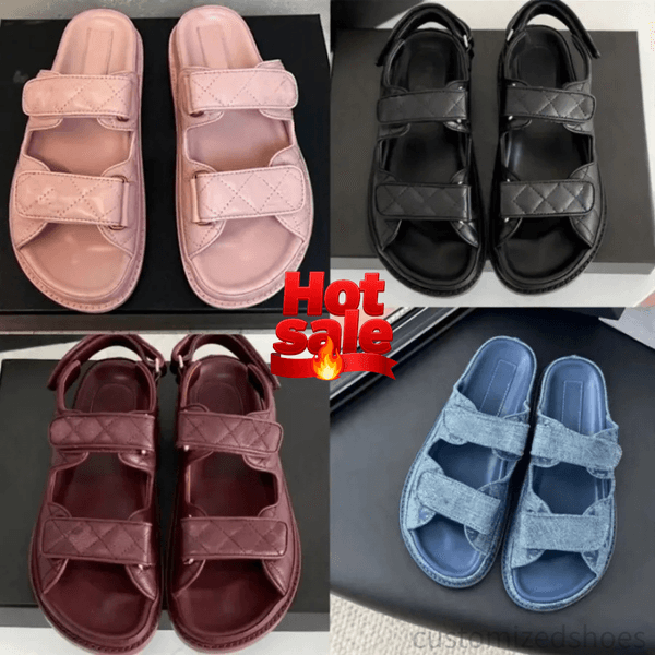Slippers Sandals designer sandals Designer slides fashion sandals summer slippers luxury womens sandals beach casual designer Outdoor shoes with box size 35 -42