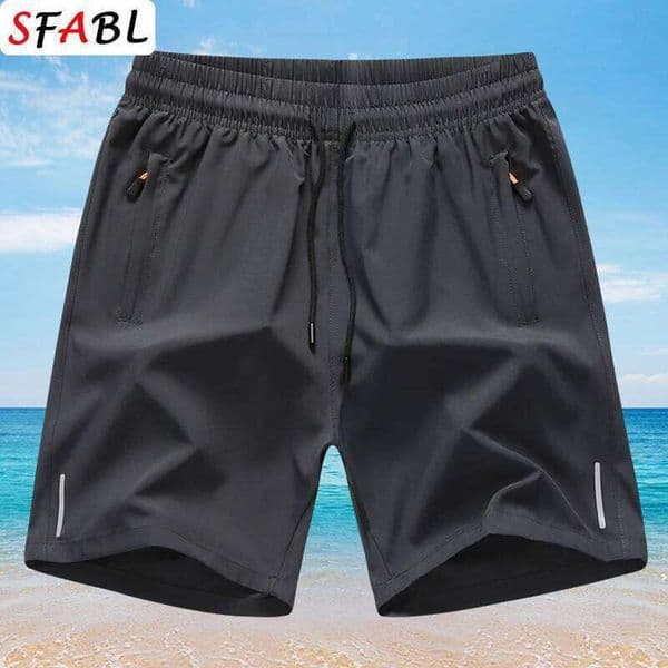 Breathable Summer Men Loose Board Running Fitness Football Sports Short Pants Thin Quick Dry Shorts Men's Bottom Z260314